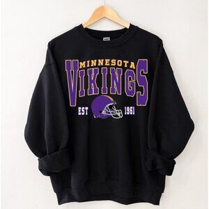 Minnesota Vikings NFL Football Team Logo Sweatshirt Unisex Fan Apparel 91
